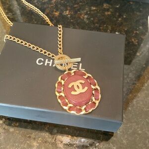 Chanel Necklace with Gold Chain